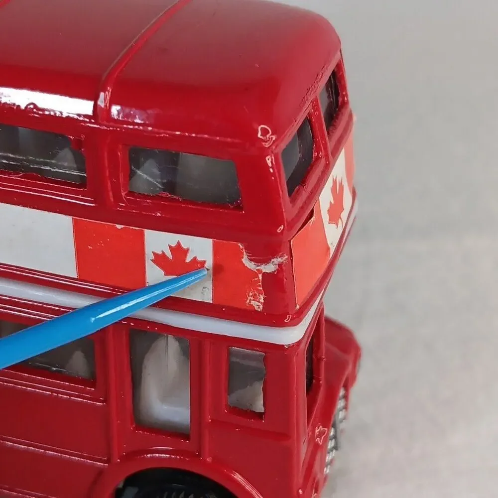 Halifax Canada Double Decker Diecast Red Pier One Imports Souvenir Toy